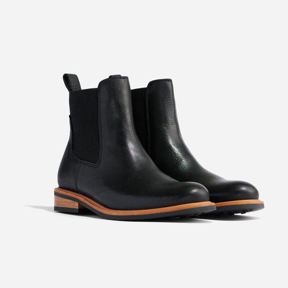 Nisolo Shoes - Nisolo-Carmen Chelsea Black Boot